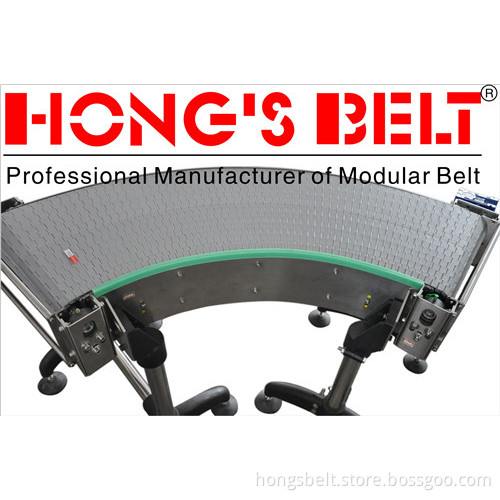 The 180 Degree Plate Turning Modular Conveyor (HS-2000A)